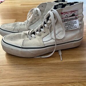 VANS SK8-HI TAPERED DIY WHITE WHITE/TRUE WHITE VN0A4U1624F Men's Size 5.5 Wm 7